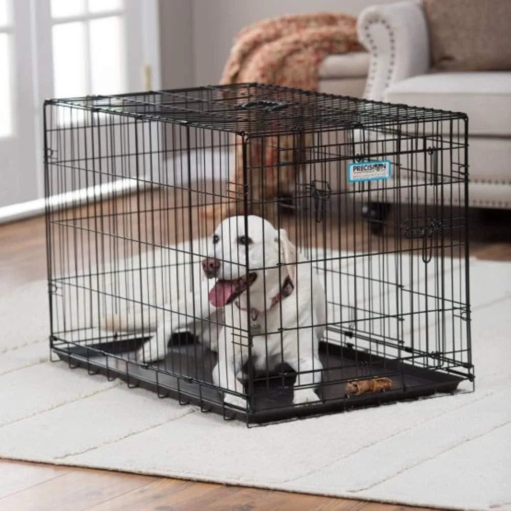 Wire Dog Crate With 5 Point Locking For Medium Pets