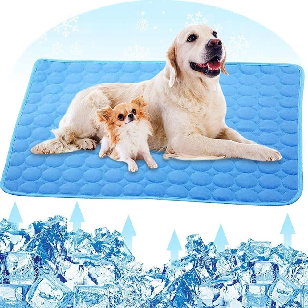Pet Ice Mat SelfCooling Pad For Dogs And Cats Breathable