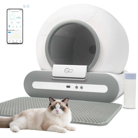 DOEL Self Cleaning Cat Litter Box With App Control WiFi
