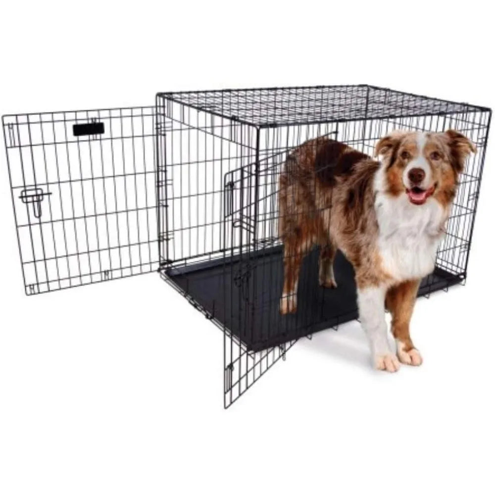 Wire Dog Crate With 5 Point Locking For Medium Pets