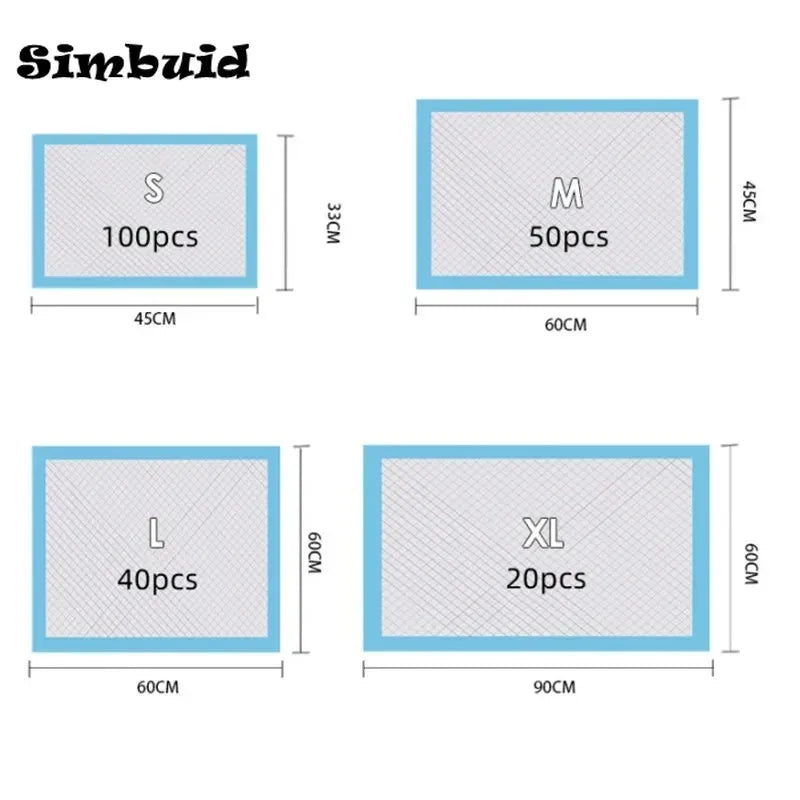 NONEDog Litter Pet Disposable Nappy Mat Dog Training Pee Pads
