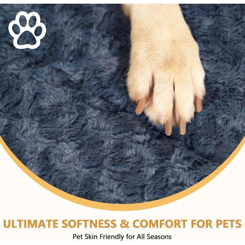 DAFIFY Washable Reversible Dog Bed Mat With Anti Slip
