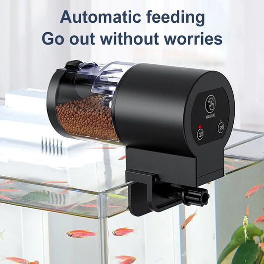 Automatic Intelligent Fish Feeder for Aquarium and Pond Large Capacity