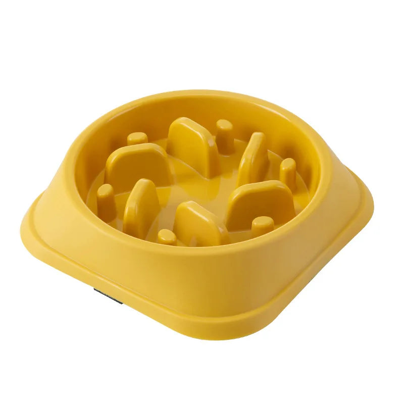 Slow Feeder Pet Bowl Anti Choking Non Slip Round Maze