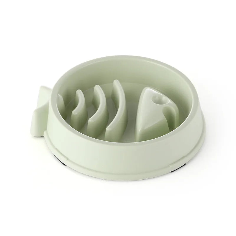 Slow Feeder Pet Bowl Anti Choking Non Slip Round Maze