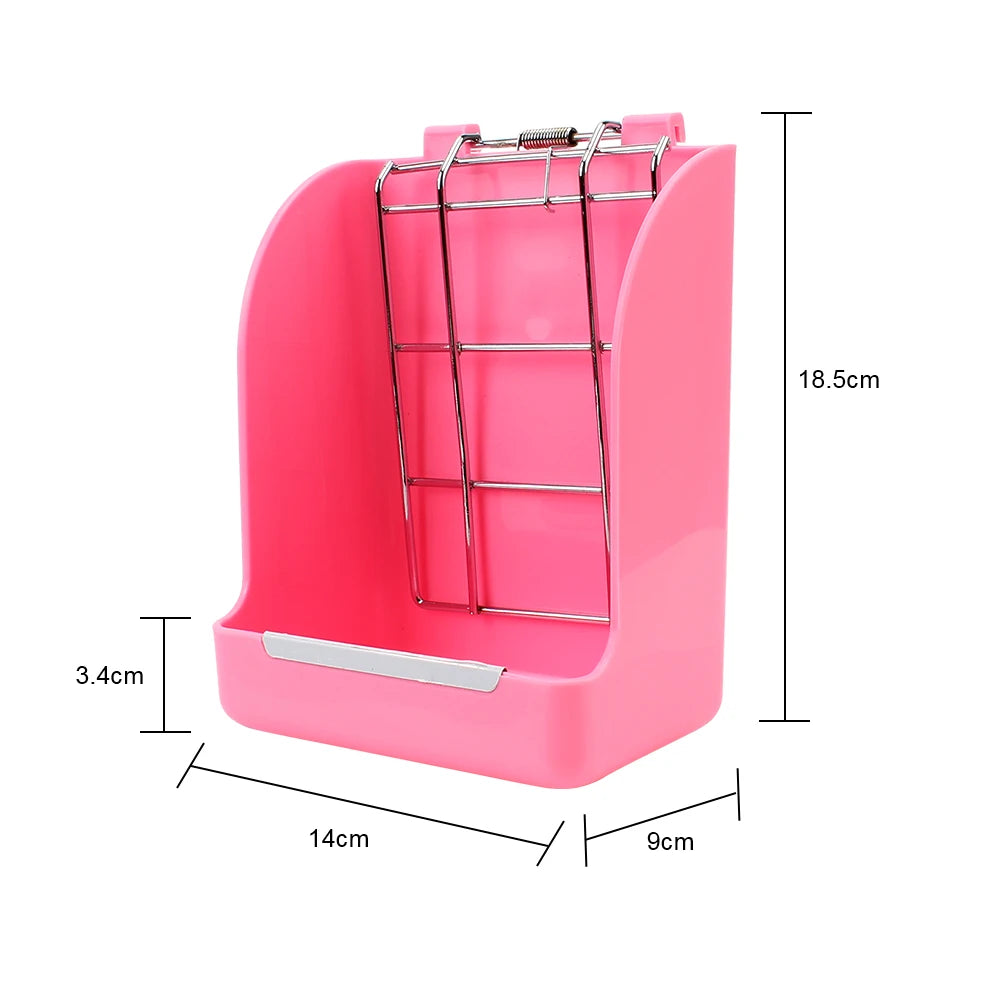 Spring Type Rabbit Grass Frame Rack Hay Feeder For Rabbits