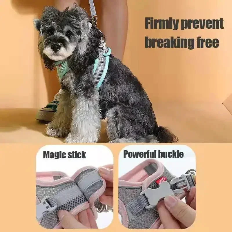 NONECN Reflective Adjustable Nylon Dog Harness Vest For Dogs