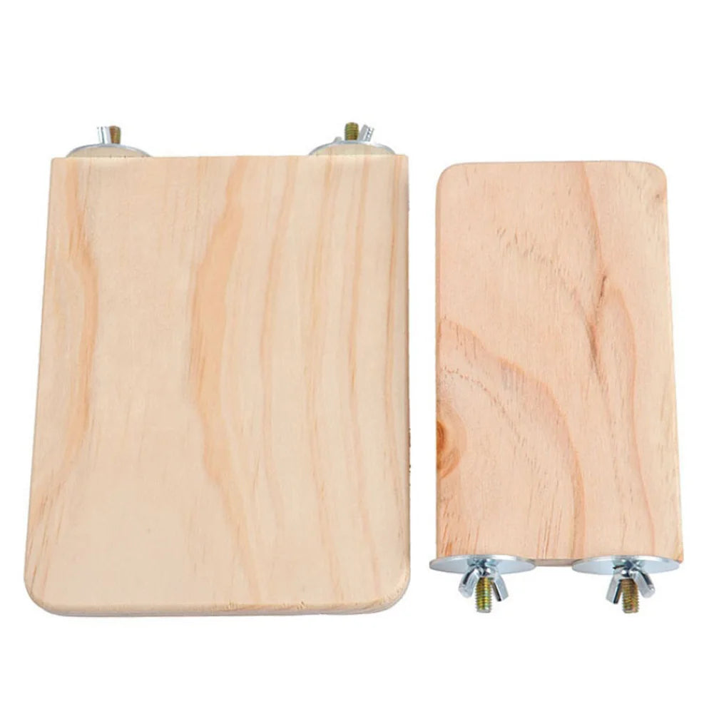 HobbyLaneCN Bird Springboard Wooden Pet Toy for Small Animals